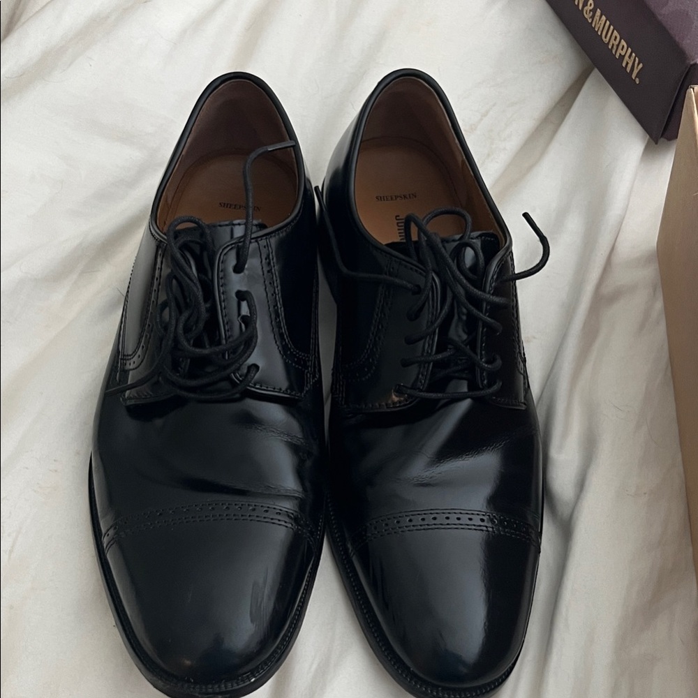 Johnson Murphy’s Men's Black Dress Shoes